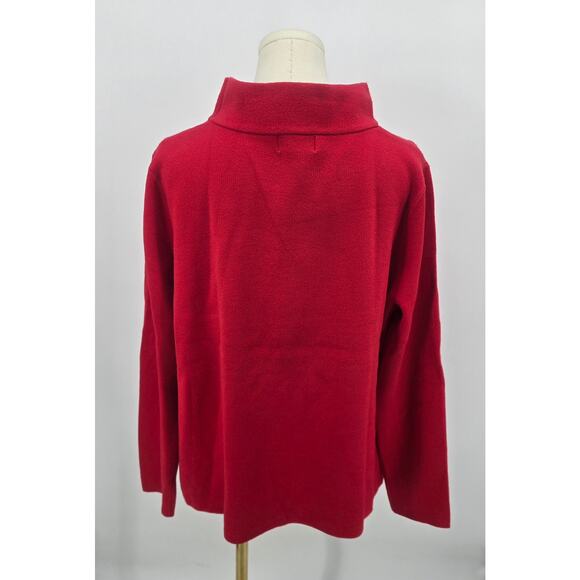 My Element True Red Mockneck Sweater - Picture 3 of 5